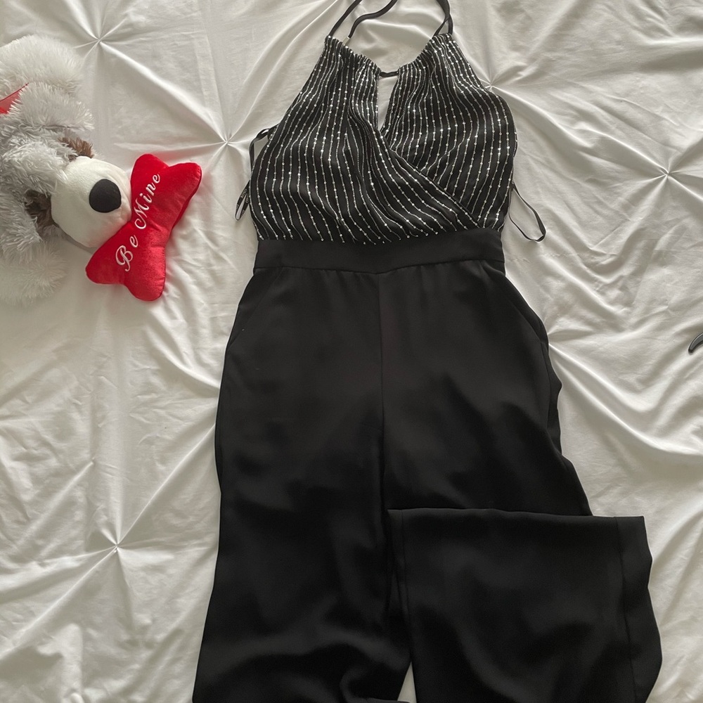 Halter top jumpsuit